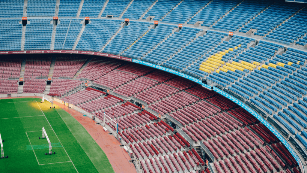 Nike Logo in Stadium