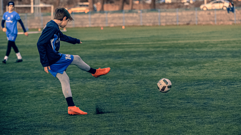 Playing Football